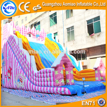 1000 pies slip n diapositiva inflable diapositiva de la ciudad titanic inflable seco